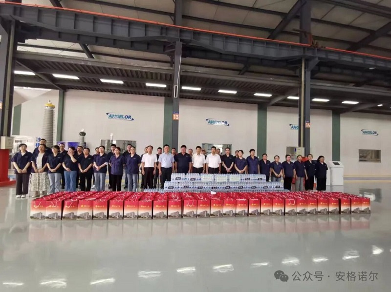 区领导高温送关怀，共筑安格诺尔发展蓝图——胥亚伟一行深入安格诺尔公司慰问一线员工